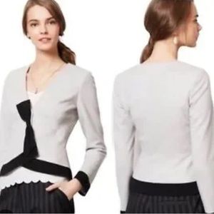 Anthropologie Elevenses bow blazer size 10 EUC